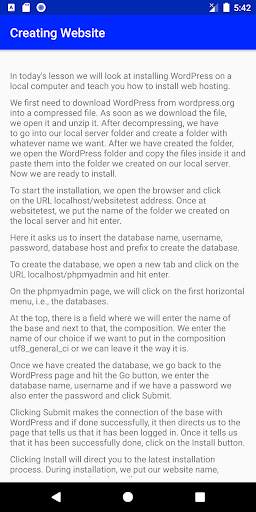 Creating Website screenshot 5
