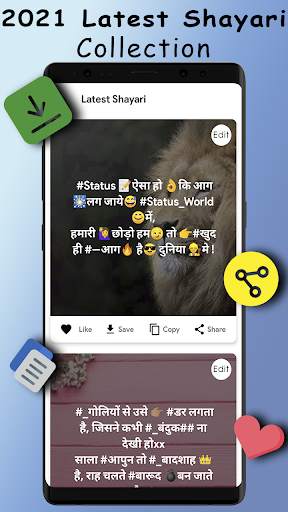 All Hindi Shayari 2021 :- Pyar, Attitude Shayari screenshot 7