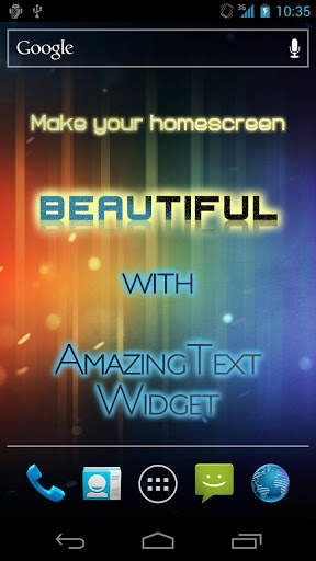 AmazingText FREE - Text Widget скриншот 1