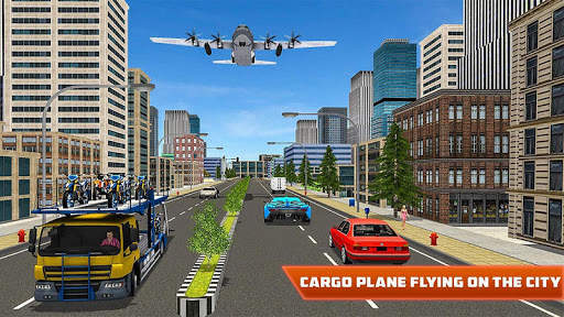 Airplane Pilot Bike Transporter Flight screenshot 1