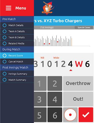 Cricket Score Pad screenshot 1