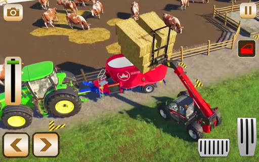 Village Tractor Driving Simulator 3D 2021 screenshot 3