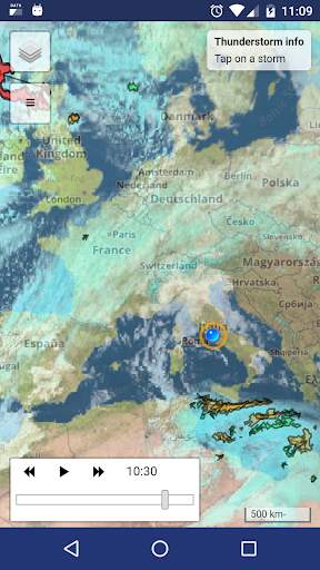StormTrek: real time thunderstorms nowcasting screenshot 1