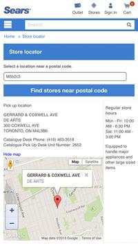 Sears Canada screenshot 4