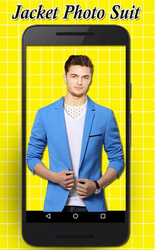 Jacket Men Photo Suit screenshot 1