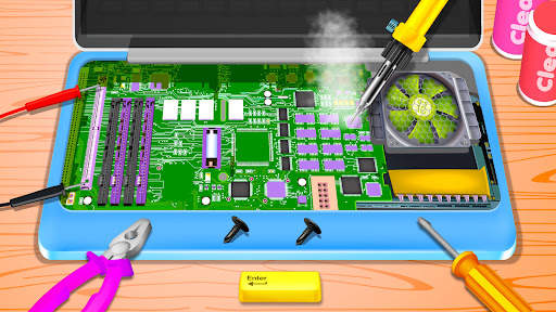 DIY Laptop Repair Shop Game screenshot 2