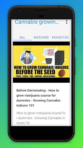 Cannabis growing video course screenshot 1