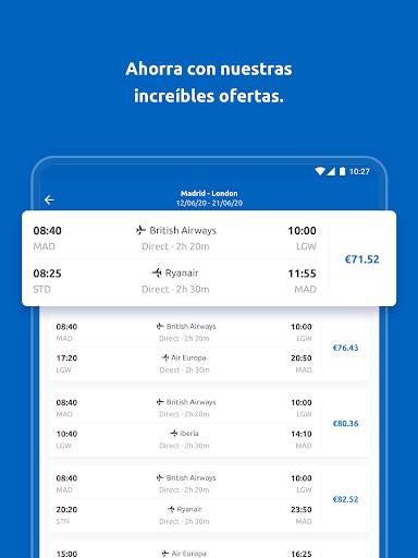 Rumbo.es - vuelos baratos, hot screenshot 10