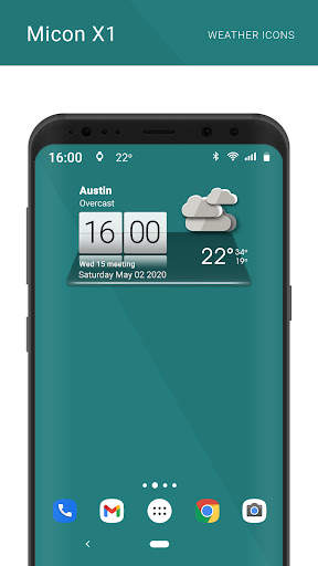 Micon X1 weather icon pack screenshot 8