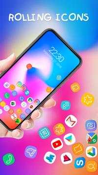 Rolling Icons Launcher - App and Photo Icons screenshot 1