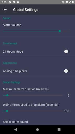 Walk it off - Alarm Clock screenshot 7