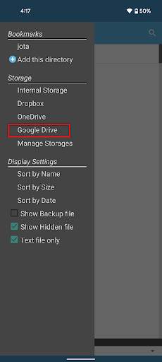 Jota  Drive ConnectorV2 screenshot 1