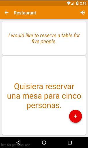 Spanish Travel Phrases screenshot 4