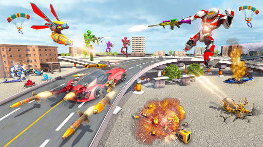 Bee Robot Car Game - Robot Transforming Games screenshot 2