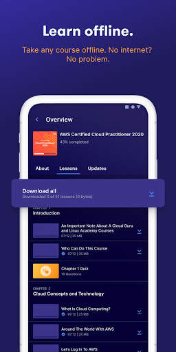 A Cloud Guru 3 تصوير الشاشة