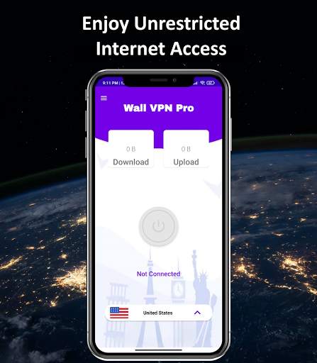 Wall VPN Pro - Free VPN Fast & One Tap VPN Proxy screenshot 1