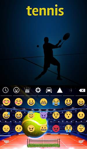 Tennis Animated Keyboard screenshot 4