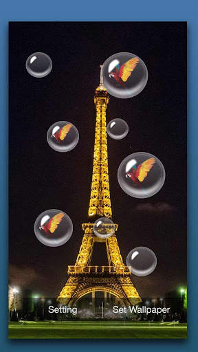Paris Night Live Wallpaper screenshot 4