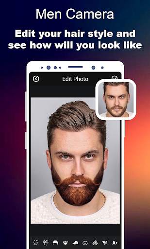 Men Hair Style - Man Hair Editing & Photo Editor screenshot 1