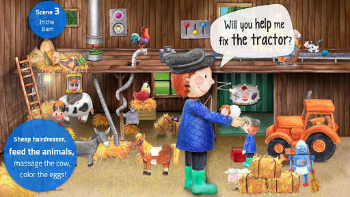 Toddler's App: Farm Animals स्क्रीनशॉट 9