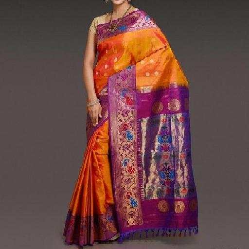 Paithani Silk Saree Designs. скриншот 8