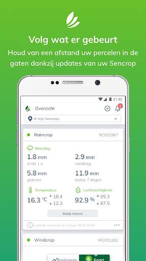 Sencrop, het lokale weer screenshot 2