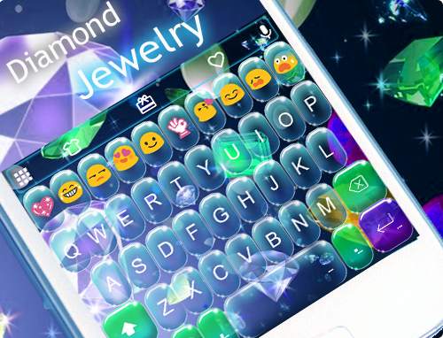 Diamond Jewelry Emoji Keyboard screenshot 6