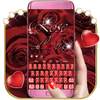 Red Rose Diamond Keyboard Theme 10001002