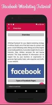 Learn Facebook Marketing Offline screenshot 3