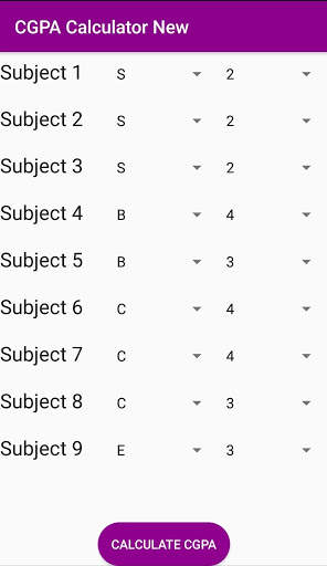 CGPA Calculator New screenshot 5