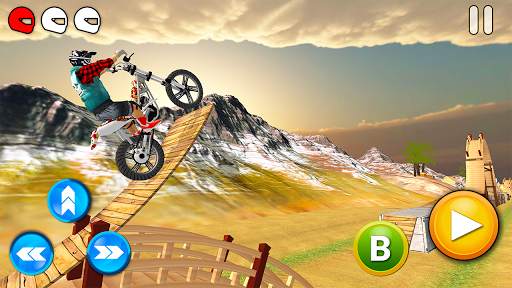 Tricky Bike Racing With Crazy Rider 3D screenshot 2