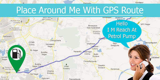 Find NearBy Place - Place Around Me With GPS Route screenshot 1