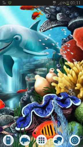 Sea Fish Theme GO Launcher screenshot 4
