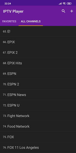 IPTV Player 1 تصوير الشاشة