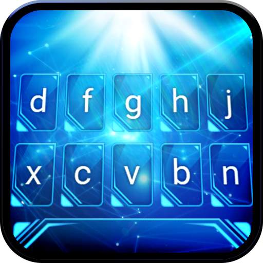 Blue Light Animated Keyboard + Live Wallpaper 3.63