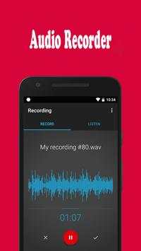 music recording - audio , voice app 2 تصوير الشاشة