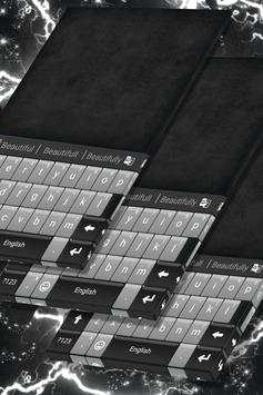 Black and White Keyboard Theme screenshot 1