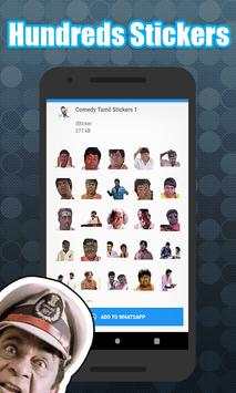 Tamil Comedy Stickers for WhatsApp - WAStickerApp screenshot 1