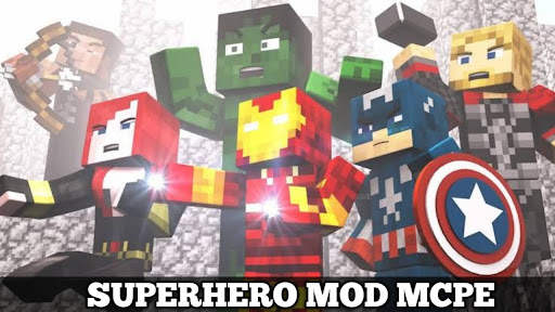 Super Heroes Mod Minecraft pe screenshot 2