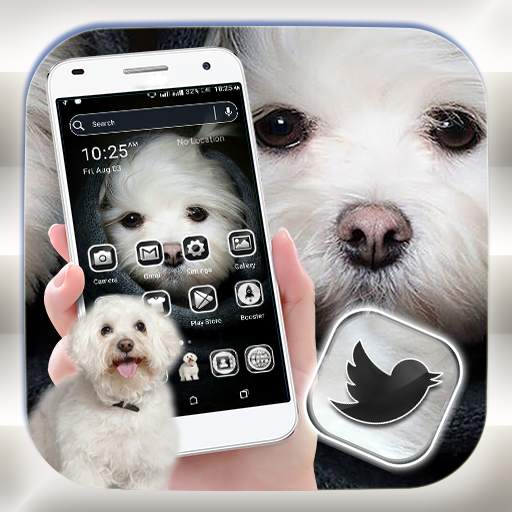 Cute Puppy Launcher Theme 2.0
