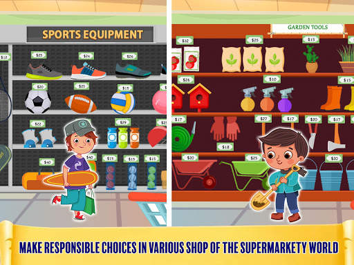 Grocery Market Kids Cash Register - Games for Kids screenshot 12