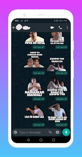 BabuRao Stickers for WhatsApp - WA Stickers Pack screenshot 2