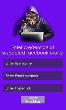 Password Hacker Facebook Prank screenshot 1