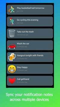 Notie - notes & emoji in notification 😂💯 скриншот 4