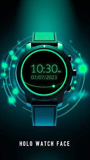 Holo Watch face screenshot 1