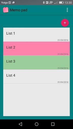 Memo pad screenshot 3