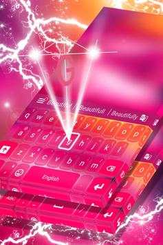 Pink Keyboard for Android 4 تصوير الشاشة