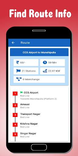 Lucknow Metro लखनऊ मेट्रो  - Route, Guide & Map screenshot 4