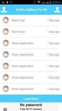 Perfil Stalkers para Facebook screenshot 2