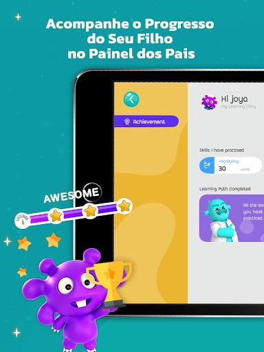 Galaxy Kids :App AI para Crianças Falarem Inglês screenshot 13